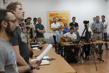 Church GOD'S LOVE Evangelical Christians Baptists, Haifa city ~ Israel, news - PHOTO ALBUM «FATHER AND SONS»
